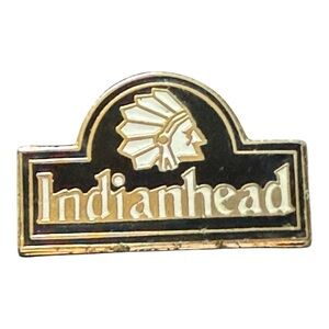 Vintage pin from Indianhead Mountain, a ski resort in Michigan.